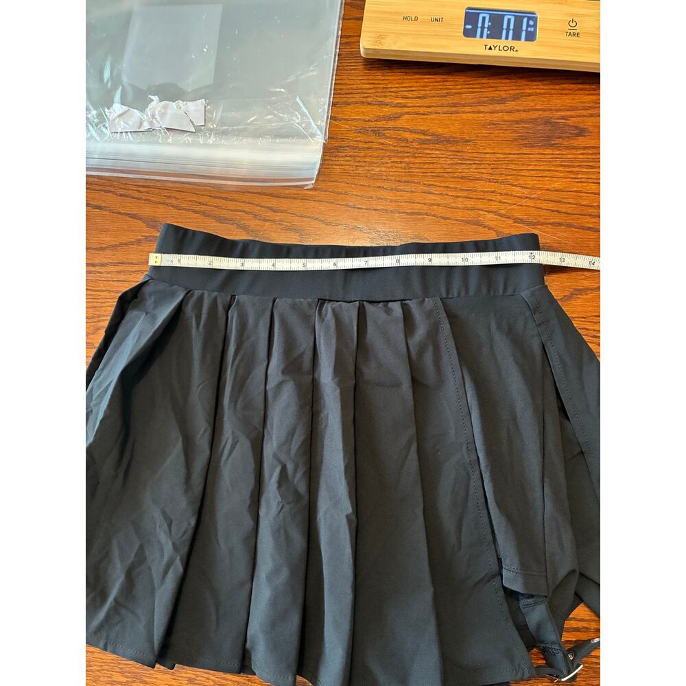 Halara NEW Breezeful High Waist Pleated Pocket Buckle Micro Mini Quick Dry Skirt - Picture 8 of 9